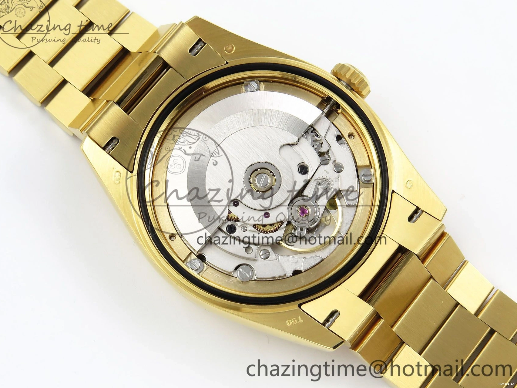 0101 Tailored Day Date 36 YG RAF Best Edition Rock Dial on YG Bracelet A 1384